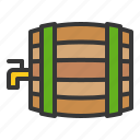 barrel, green beer, patrick, veverage, vine barrel 