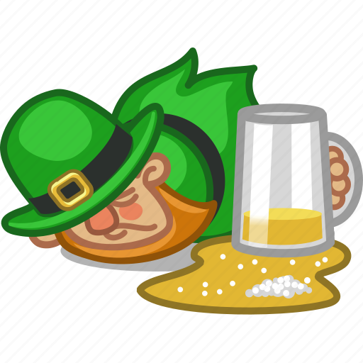 Beer, drunk, irish, lager, leprechaun, person, saint patrick icon - Download on Iconfinder