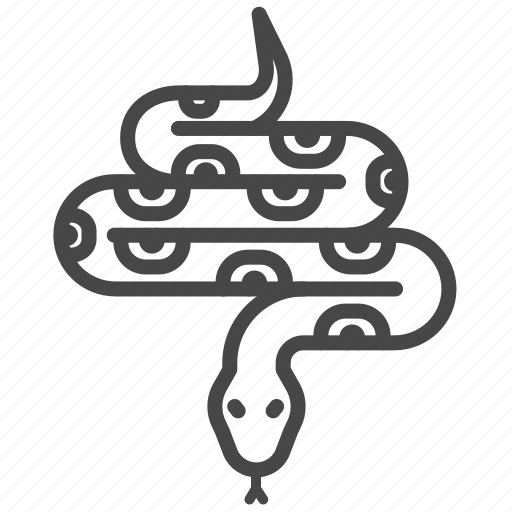 Escape, poison, python, snake, st. patrick icon - Download on Iconfinder