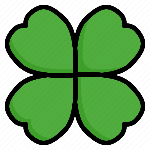 3, four, leaf, clover, shamrock, luck, saint icon - Download on Iconfinder