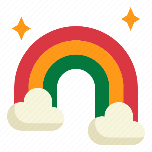 Rainbow, cloud, star, weather, festival icon - Download on Iconfinder