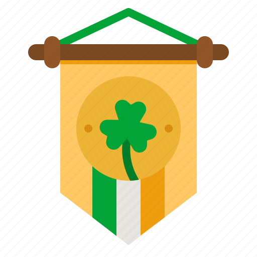 Flag, irish, saint, patrick, shamrock icon - Download on Iconfinder