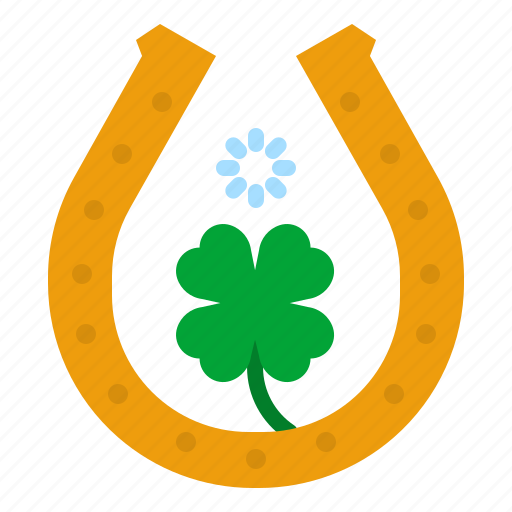 Horseshoe, shamrock, luck, st, patrick icon - Download on Iconfinder