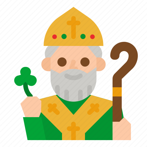 Priest, saint, patricks, cultures, catholic icon - Download on Iconfinder