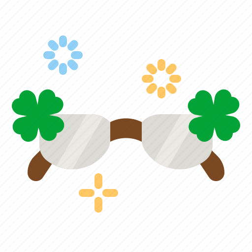 Sunglasse, clover, eyeglasses, accessory, fashion icon - Download on Iconfinder
