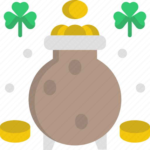 Clover, cultures, gold pot, good luck, money icon - Download on Iconfinder