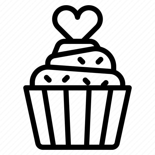 Cupcake, dessert, cake, candy, sweets, food, bakery icon - Download on Iconfinder