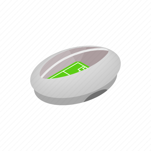 Building, ellipse, football, isometric, oval, soccer, stadium icon - Download on Iconfinder