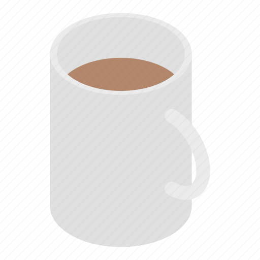 Cartoon, isometric, logo, mug, silhouette, tea, water icon - Download on Iconfinder