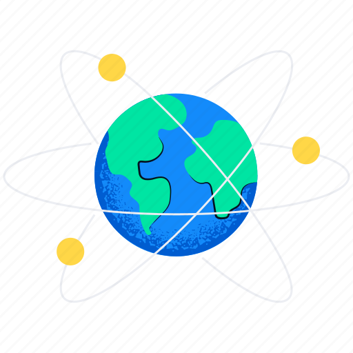 Orbit, space, planet, satellites icon - Download on Iconfinder