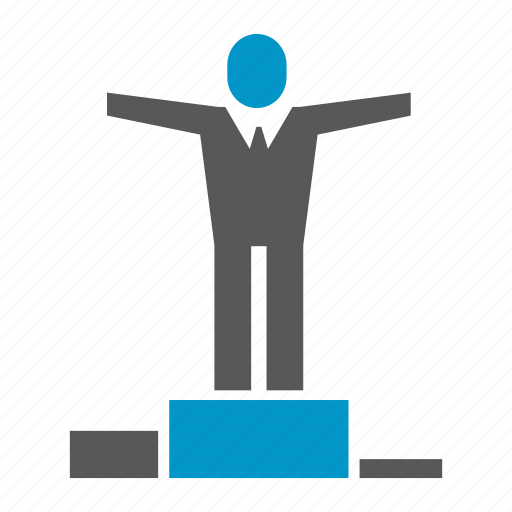 Accomplishment, achievement, leader, people, success, winner icon - Download on Iconfinder
