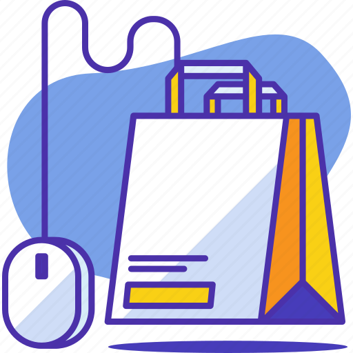 Online, shopping, bag, business, commerce, ecommerce, marketing icon - Download on Iconfinder