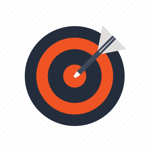 Aim, center, goal, market, startup, target, trend icon - Download on Iconfinder