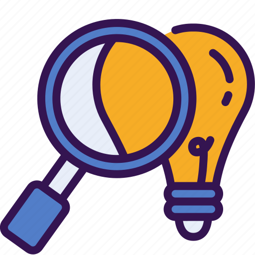Research, marketing, idea, creative, analysis, search, magnifier icon - Download on Iconfinder