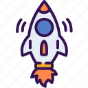 startup, rocket, spaceship, launch, start, spacecraft