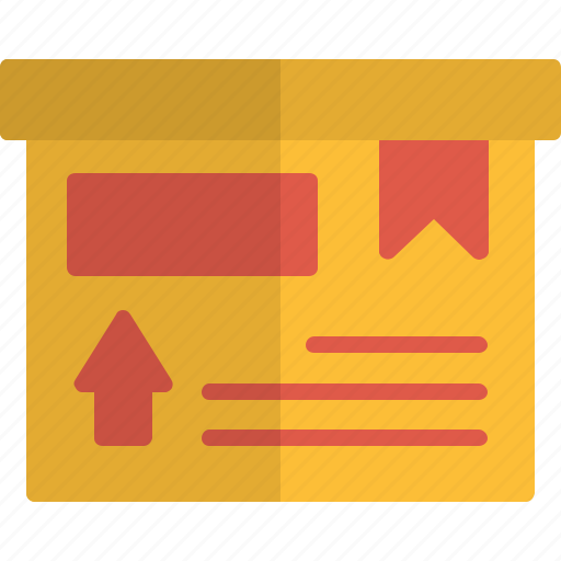 Box, cardboard, logistics, package, shipping icon - Download on Iconfinder