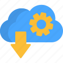 cloud, download, storage, server, transfer