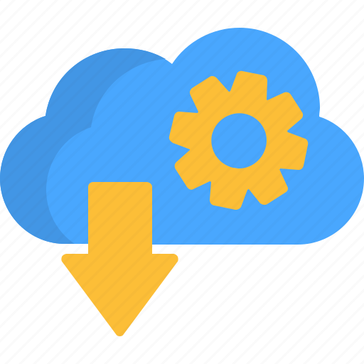 Cloud, download, storage, server, transfer icon - Download on Iconfinder