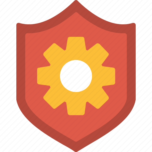 Setting, gear, cogwheel, shield, management, protection, security icon - Download on Iconfinder