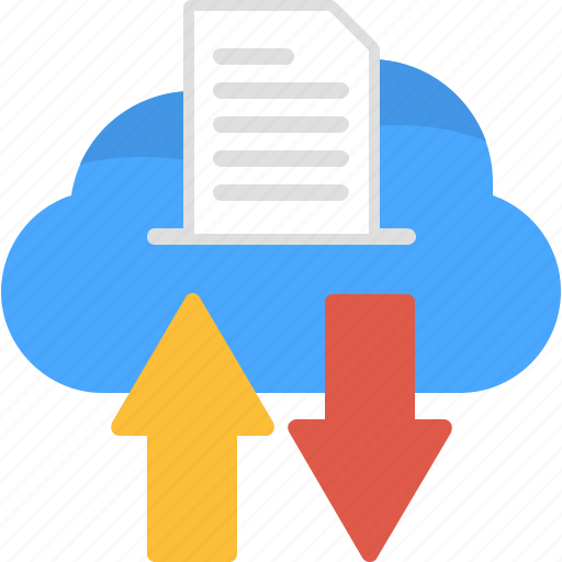 Transfer, data, traffic, cloud, document icon - Download on Iconfinder