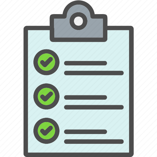Check, checklist, clipboard, list, todo, survey, tasks icon - Download on Iconfinder
