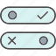 toggle, adjust, on, settings, slider, switch 