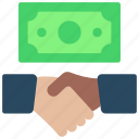 financial, handshake, money, shake, hands