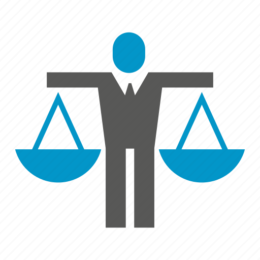 Balance, balance scale, justice, law, people, weight icon - Download on Iconfinder