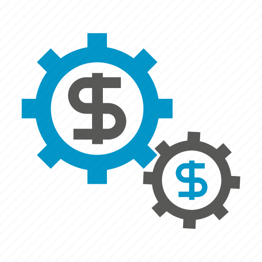 Cog, currency, gear, money icon - Download on Iconfinder