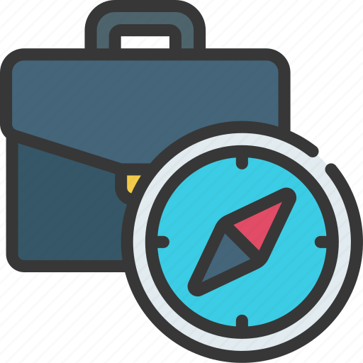 Business, direction, briefcase, compass, exploration icon - Download on Iconfinder
