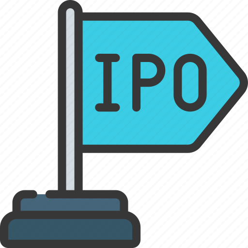 Ipo, flag, initial, public, offering, stocks icon - Download on Iconfinder