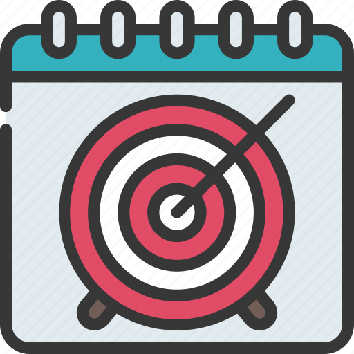 Set, goals, setting, define, goal, calendar icon - Download on Iconfinder