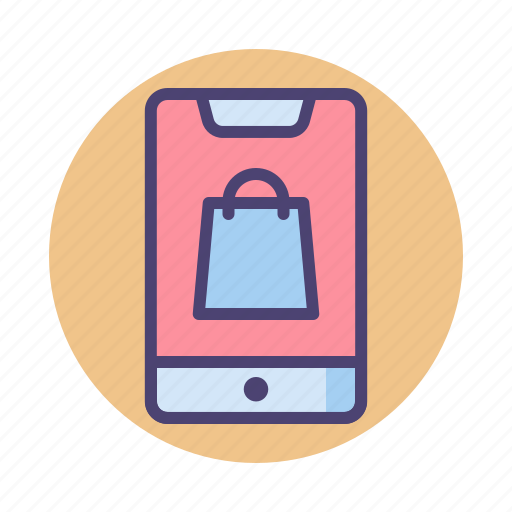 Mobile shopping, online, online shopping, online store, store icon - Download on Iconfinder