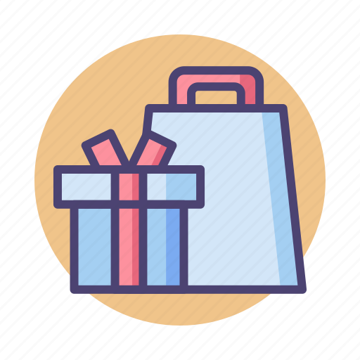 Gift, present, shopping, shopping bag icon - Download on Iconfinder