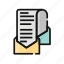 document, envelope, file, item, letter, startup, transfer 