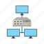 connection, ethernet, hub, internet, network, port, switch 