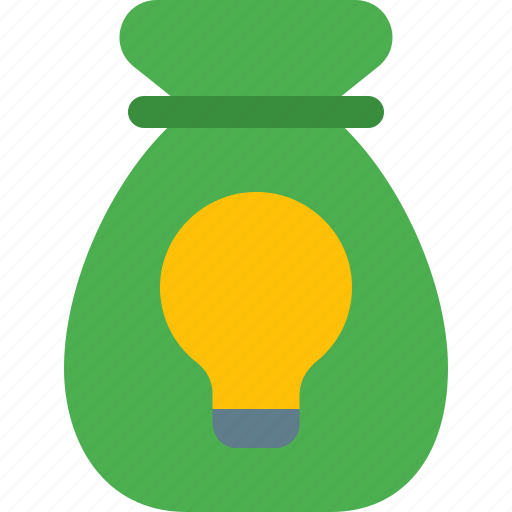 Lamp, bag, startup, business icon - Download on Iconfinder