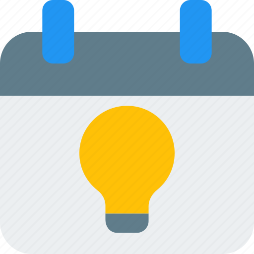 Lamp, calendar, startup, business icon - Download on Iconfinder