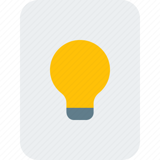 Lamp, paper, startup, business icon - Download on Iconfinder