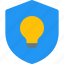 lamp, and, shield, startup, business 