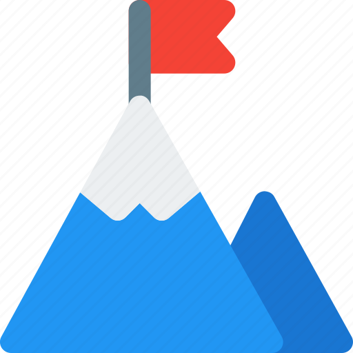 Mountain, flag, startup, business icon - Download on Iconfinder