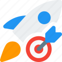 rocket, bow, startup, business