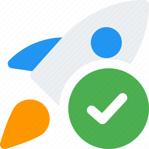 Rocket, check, startup, business icon - Download on Iconfinder