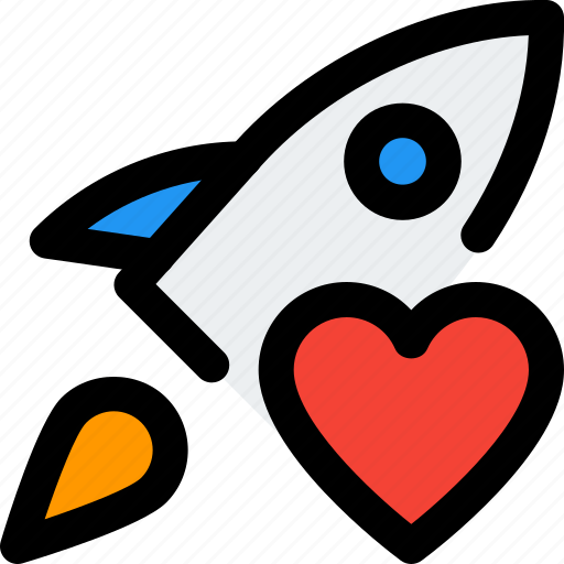 Rocket, love, startup, business icon - Download on Iconfinder