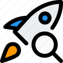 rocket, search, startup, business