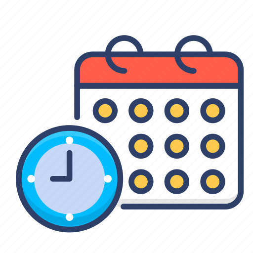Calendar, clock, investment, schedule, time icon - Download on Iconfinder