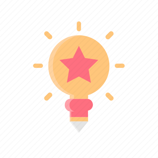 Bulb, idea, ideas, lamp, light, stars, startup icon - Download on Iconfinder