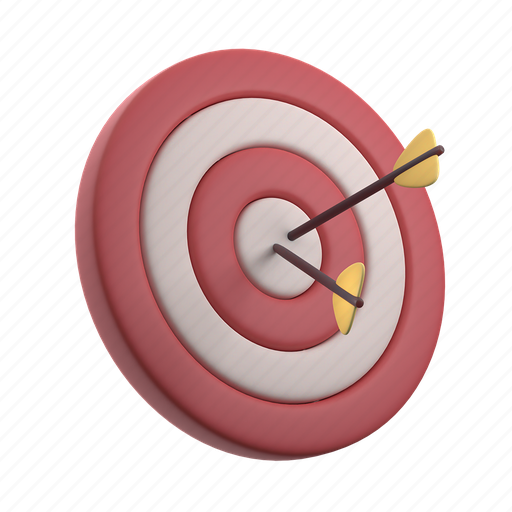 Business, marketing, aim, target, archery, bullseye, arrow 3D illustration - Download on Iconfinder