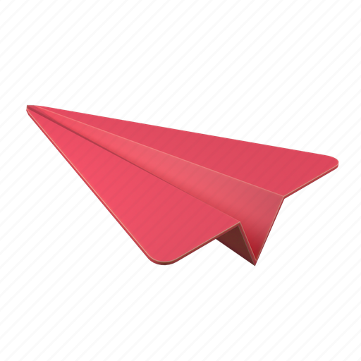 Communication, messages, paper, airplane, memo, message, send 3D illustration - Download on Iconfinder