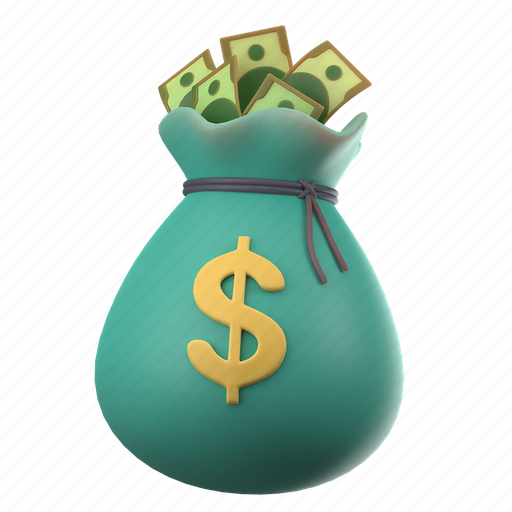 Finance, money, cash, investment, savings, saving, prize 3D illustration - Download on Iconfinder